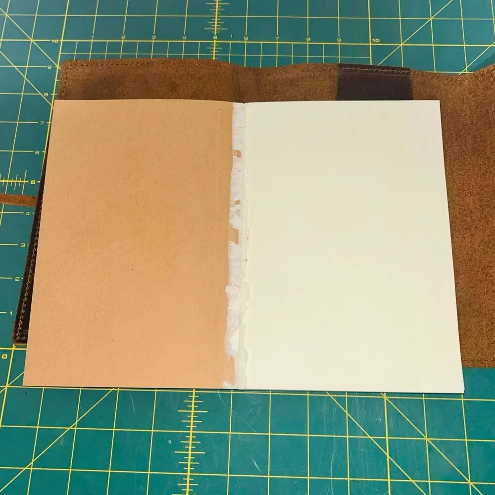 100% Genuine Leather Junk Journal Travelers Book Sketchbook Rustic blank insert